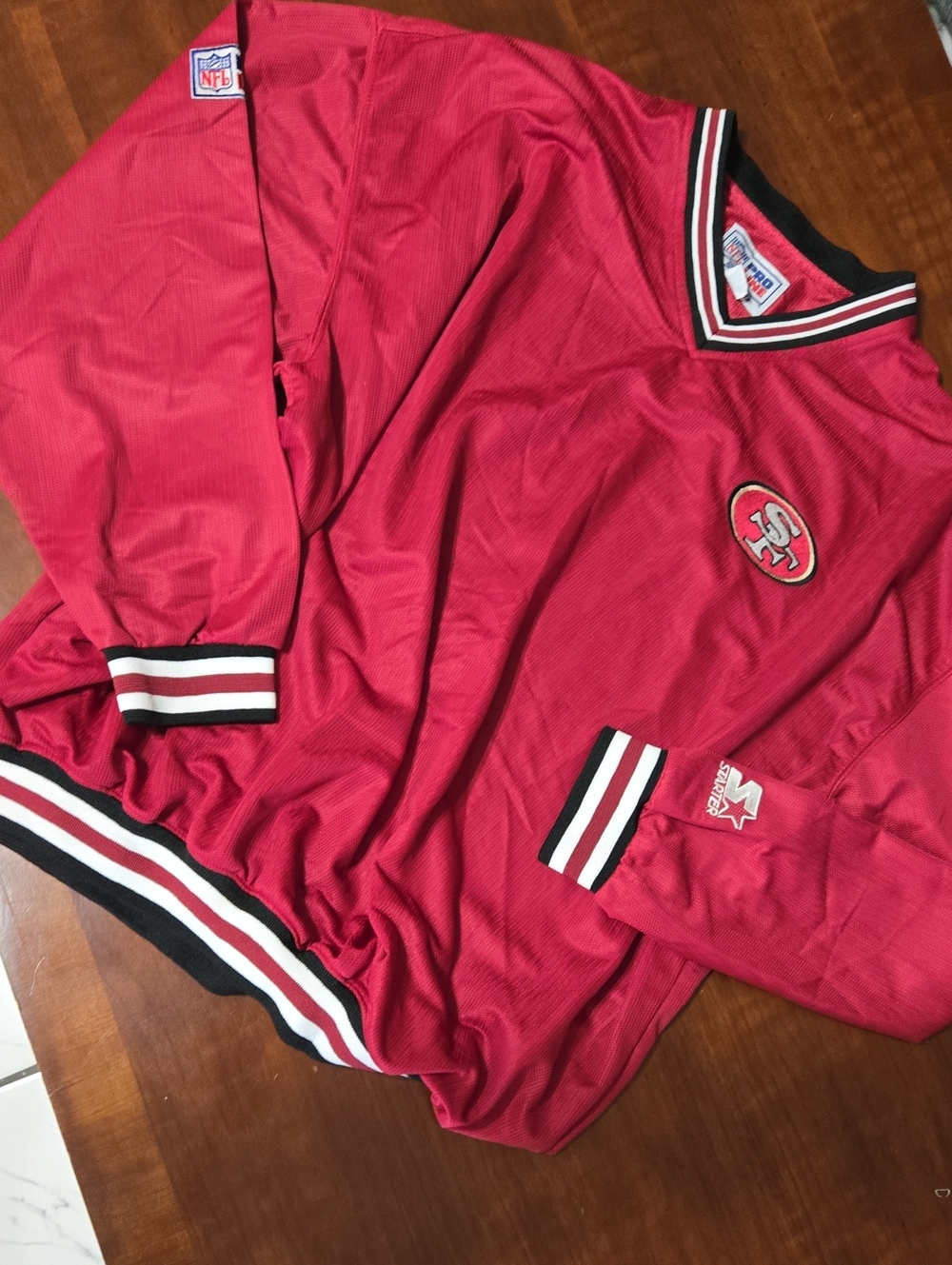 Vintage San Francisco 49ers NFL v-neck Pullover